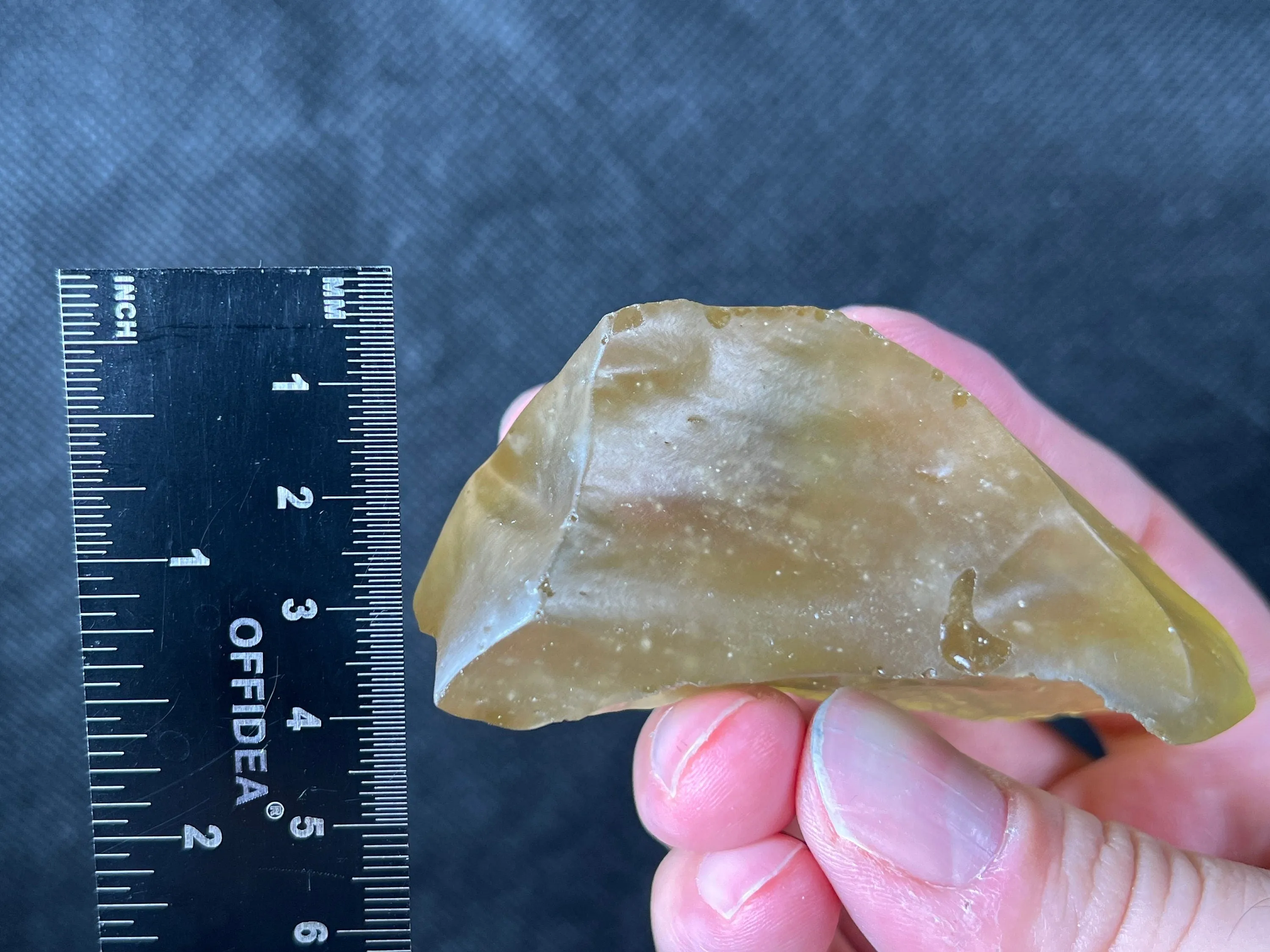 LIBYAN DESERT GLASS, Raw Crystal - Rare, 112.5g - Unique Gift, Home Decor, Raw Crystals and Stones, L1232