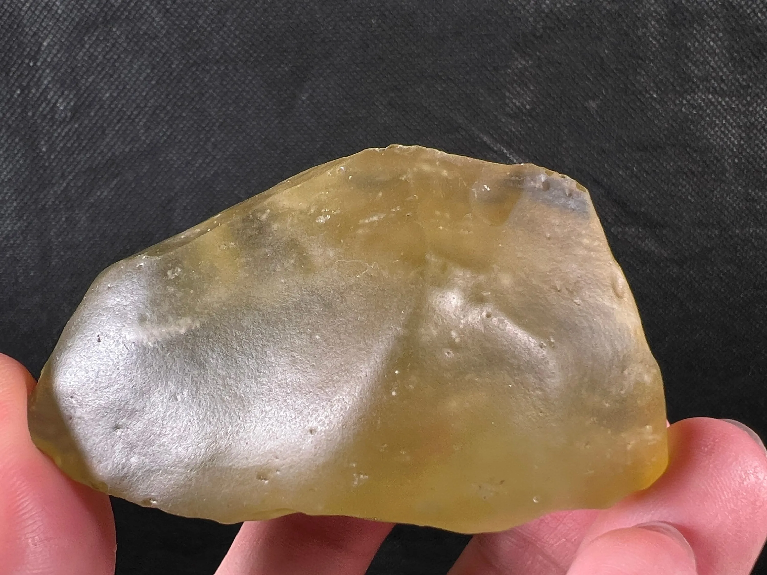 LIBYAN DESERT GLASS, Raw Crystal - Rare, 112.5g - Unique Gift, Home Decor, Raw Crystals and Stones, L1232