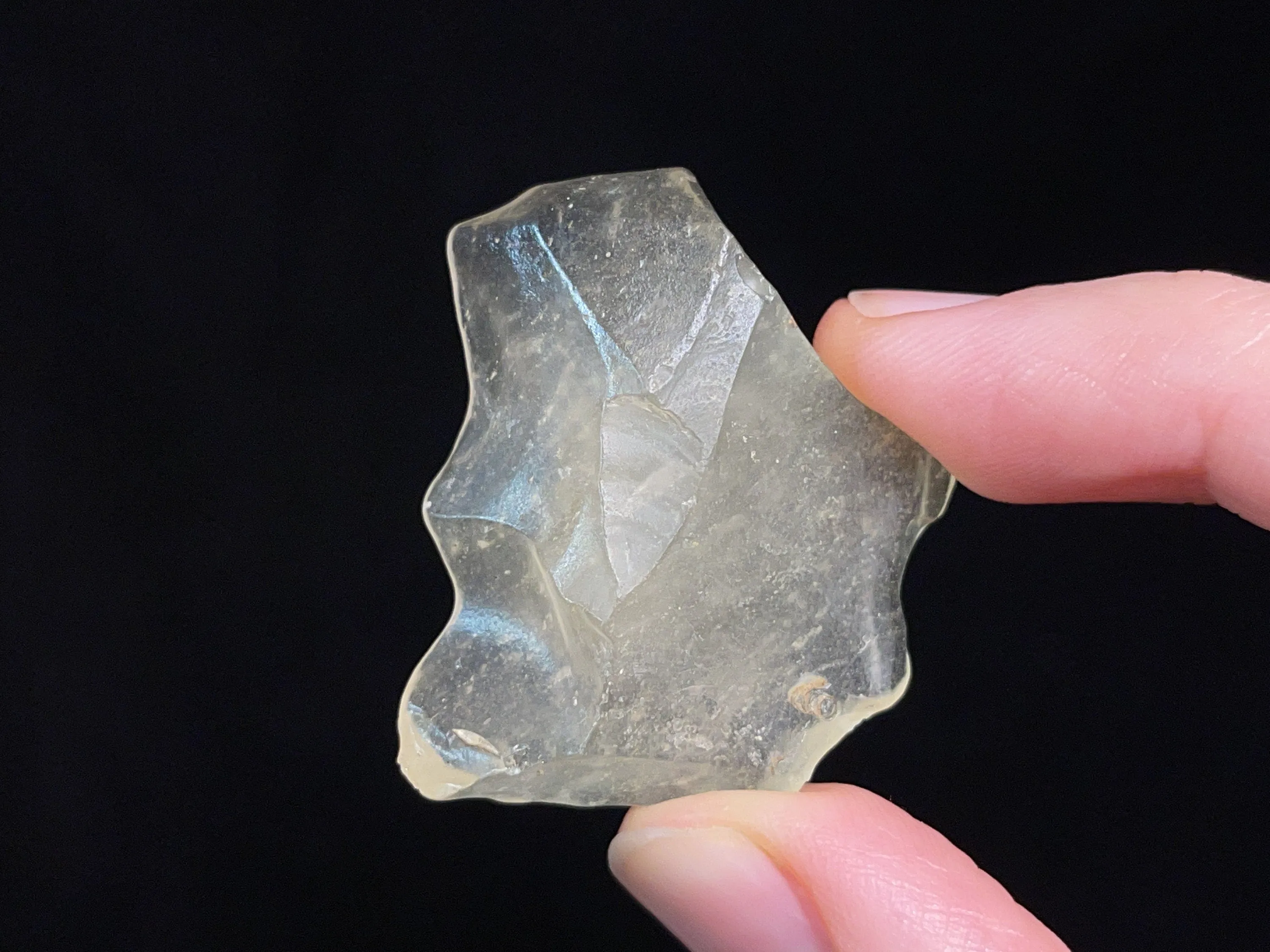LIBYAN DESERT GLASS, Raw Crystal - Rare, 2A Grade, 11g - Metaphysical, Healing Crystals and Stones, 46830