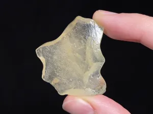 LIBYAN DESERT GLASS, Raw Crystal - Rare, 2A Grade, 11g - Metaphysical, Healing Crystals and Stones, 46830
