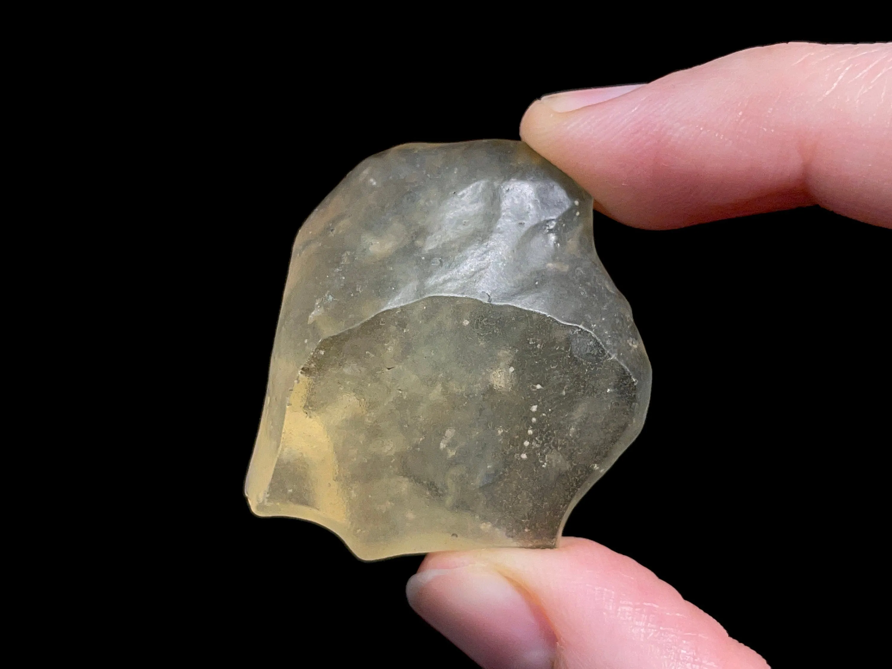 LIBYAN DESERT GLASS, Raw Crystal - Rare, 2A Grade, 12.5g - Metaphysical, Healing Crystals and Stones, 46829
