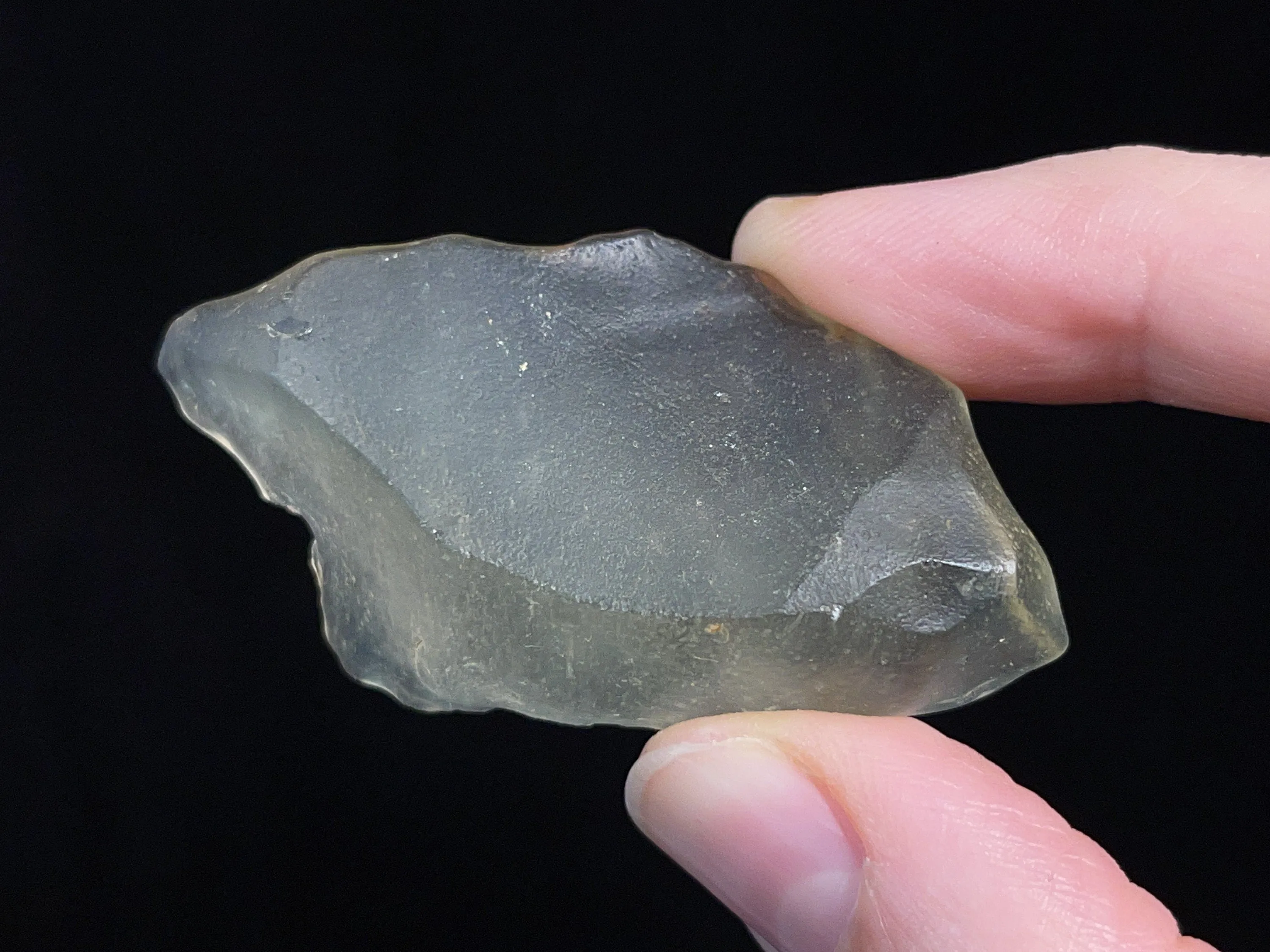 LIBYAN DESERT GLASS, Raw Crystal - Rare, 2A Grade, 14.2g - Metaphysical, Healing Crystals and Stones, 46814