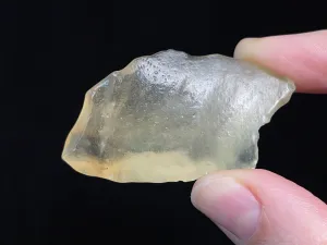 LIBYAN DESERT GLASS, Raw Crystal - Rare, 2A Grade, 14.2g - Metaphysical, Healing Crystals and Stones, 46814