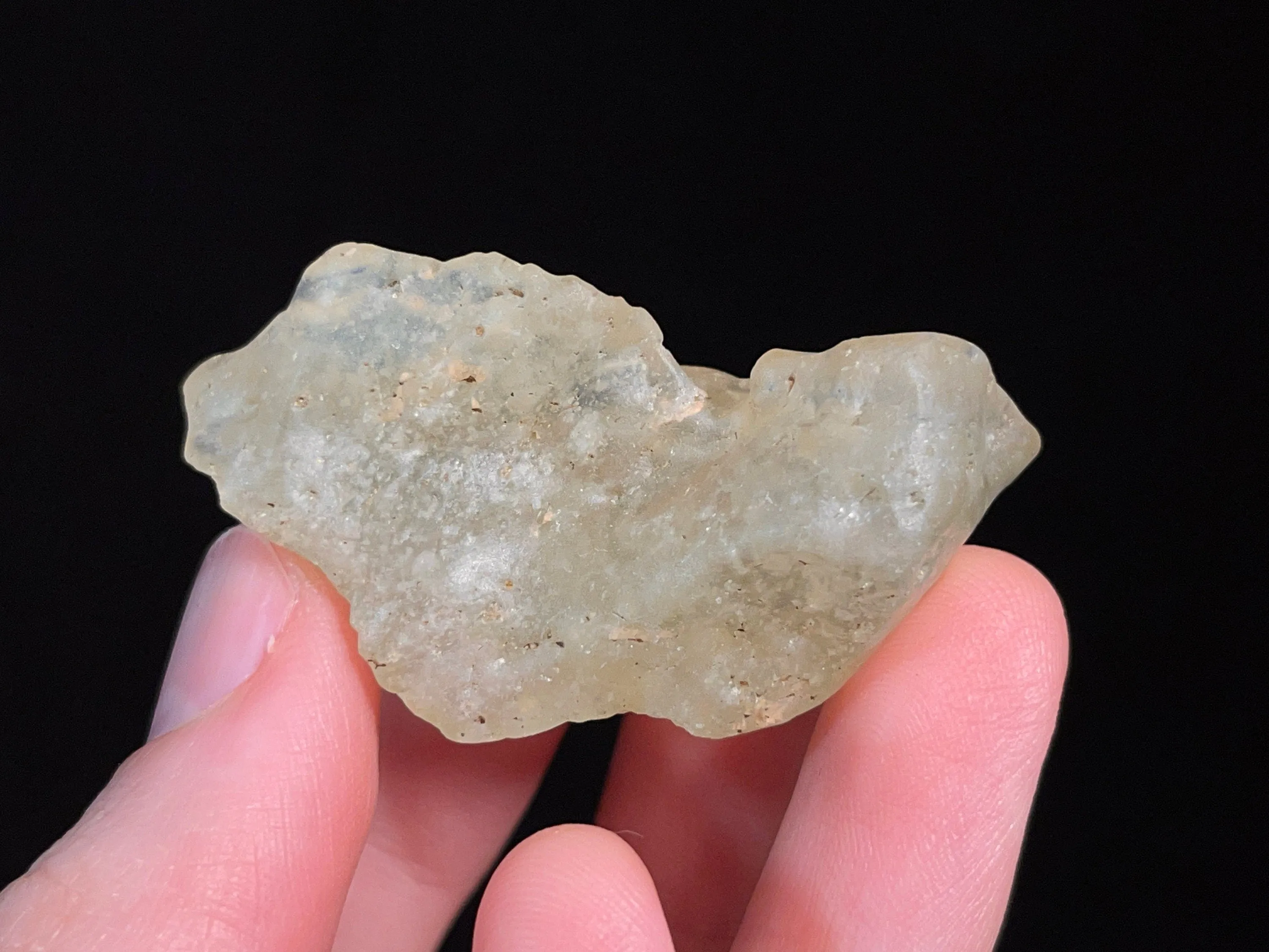 LIBYAN DESERT GLASS, Raw Crystal - Rare, 2A Grade, 17.7g - Metaphysical, Healing Crystals and Stones, 46810