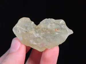 LIBYAN DESERT GLASS, Raw Crystal - Rare, 2A Grade, 17.7g - Metaphysical, Healing Crystals and Stones, 46810