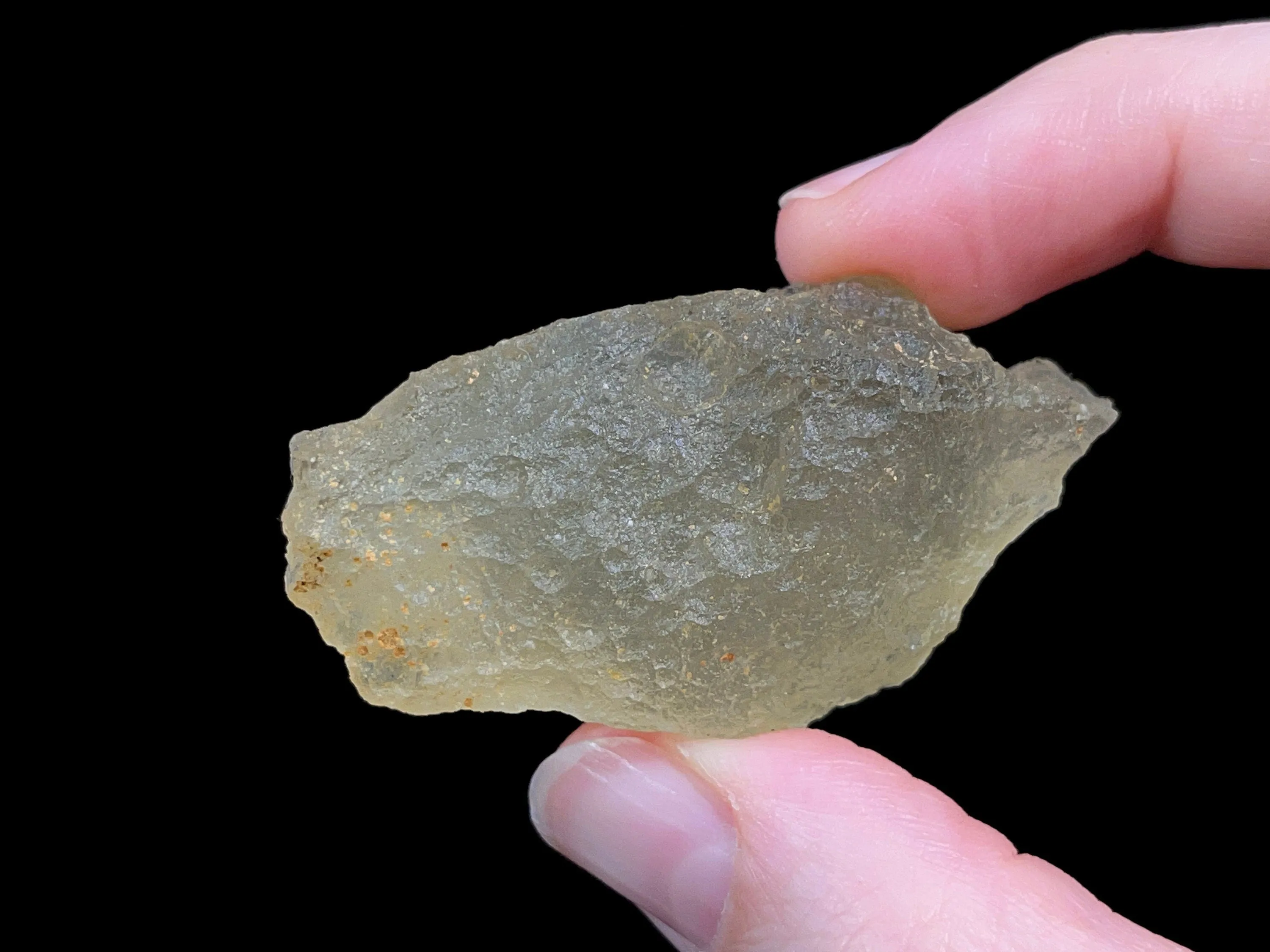 LIBYAN DESERT GLASS, Raw Crystal - Rare, 2A Grade, 21.1g - Metaphysical, Healing Crystals and Stones, 47222
