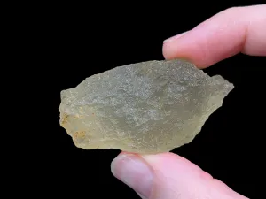 LIBYAN DESERT GLASS, Raw Crystal - Rare, 2A Grade, 21.1g - Metaphysical, Healing Crystals and Stones, 47222