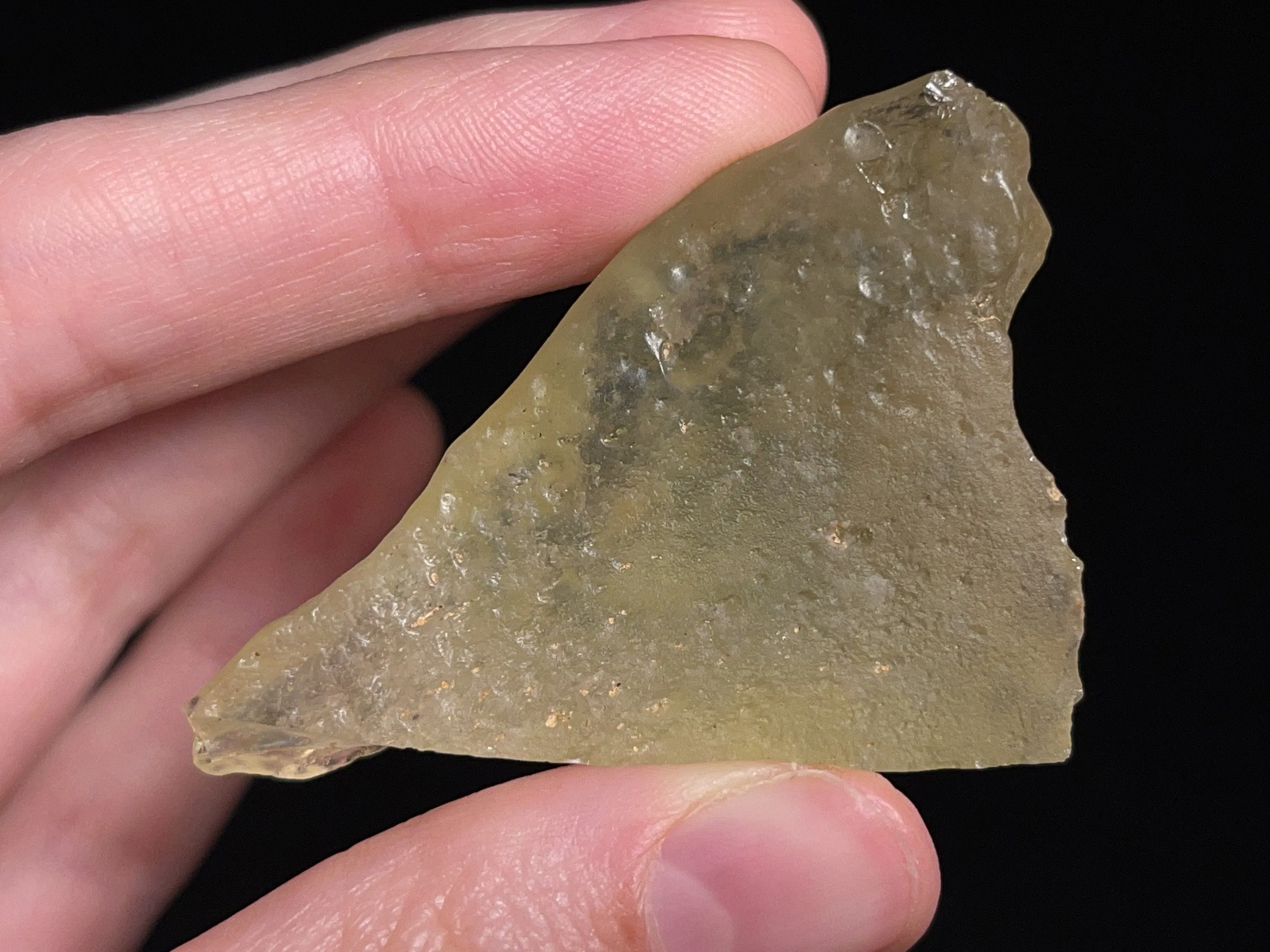 LIBYAN DESERT GLASS, Raw Crystal - Rare, 2A Grade, 23g - Metaphysical, Healing Crystals and Stones, 46820