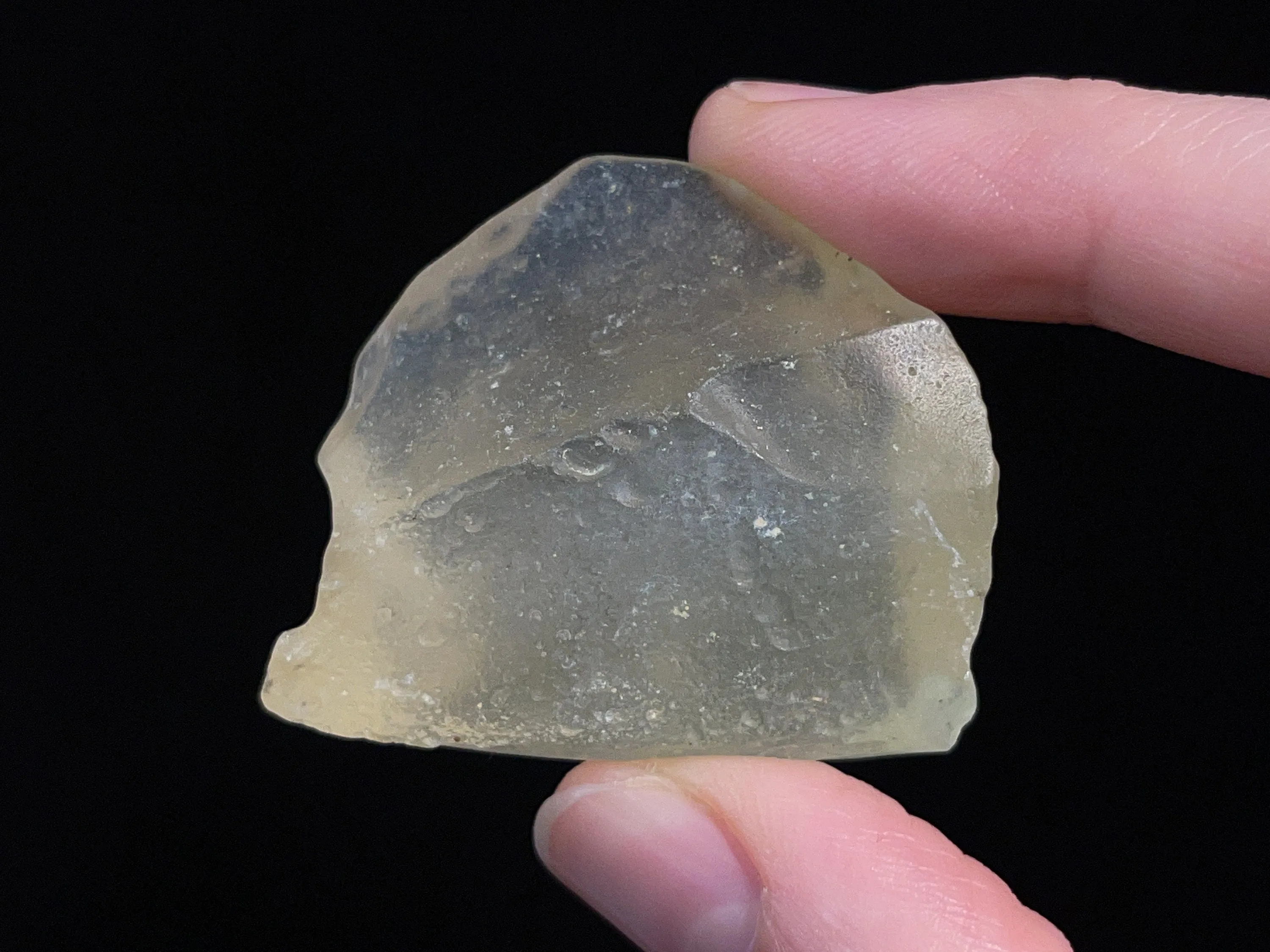 LIBYAN DESERT GLASS, Raw Crystal - Rare, 2A Grade, 24.1g - Metaphysical, Healing Crystals and Stones, 46816