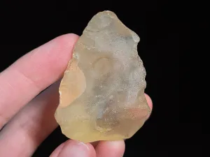 LIBYAN DESERT GLASS, Raw Crystal - Rare, 2A Grade, 27.3g - Metaphysical, Healing Crystals and Stones, 46805