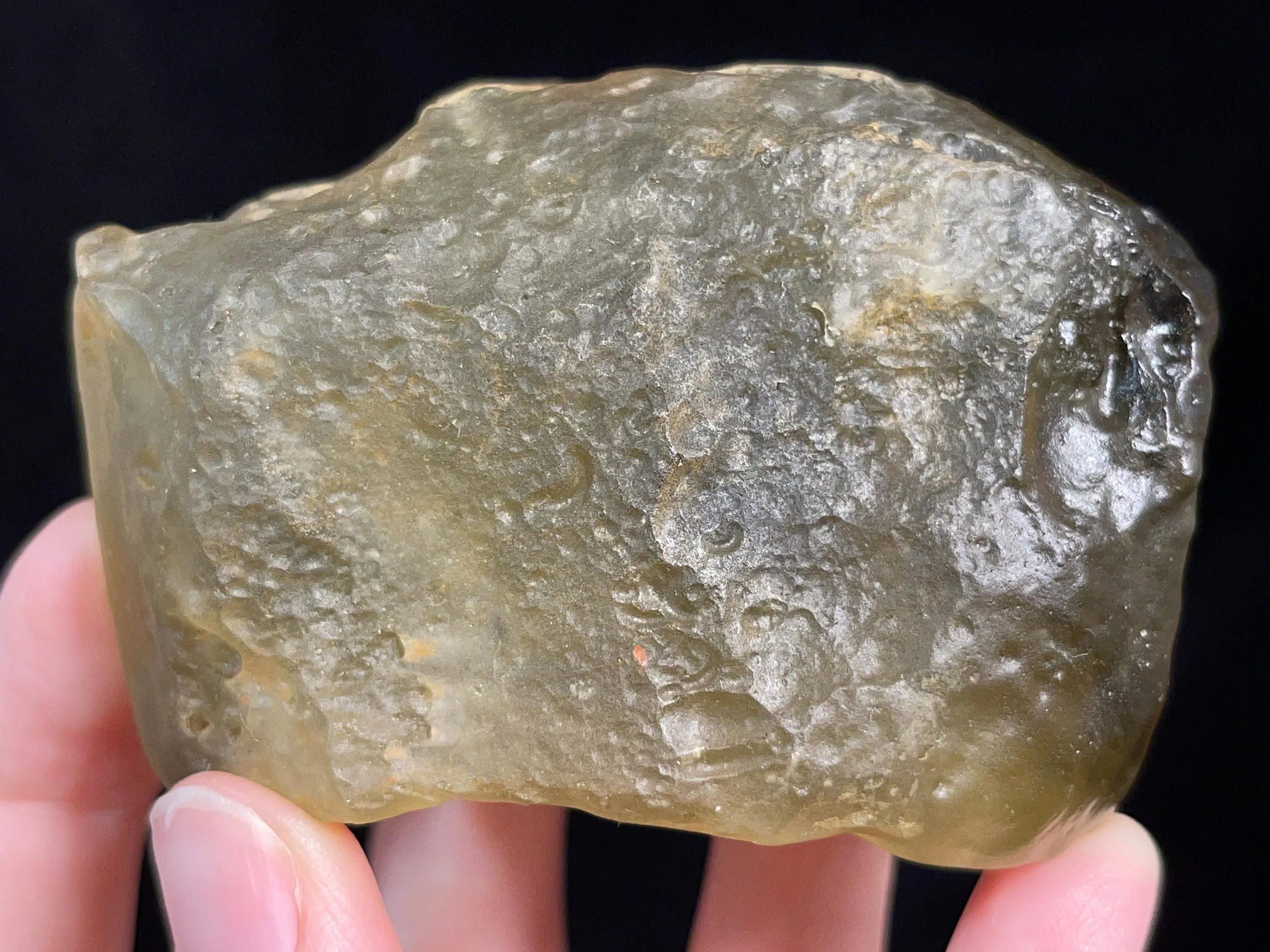 LIBYAN DESERT GLASS, Raw Crystal - Rare, 2A Grade, Large 146.9g - Metaphysical, Healing Crystals and Stones, 46793