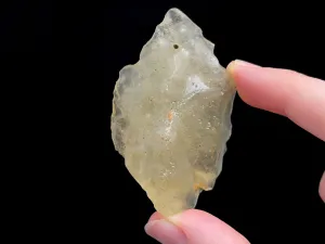 LIBYAN DESERT GLASS, Raw Crystal - Rare, 2A Grade, Large, 34.2g - Metaphysical, Healing Crystals and Stones, 47211