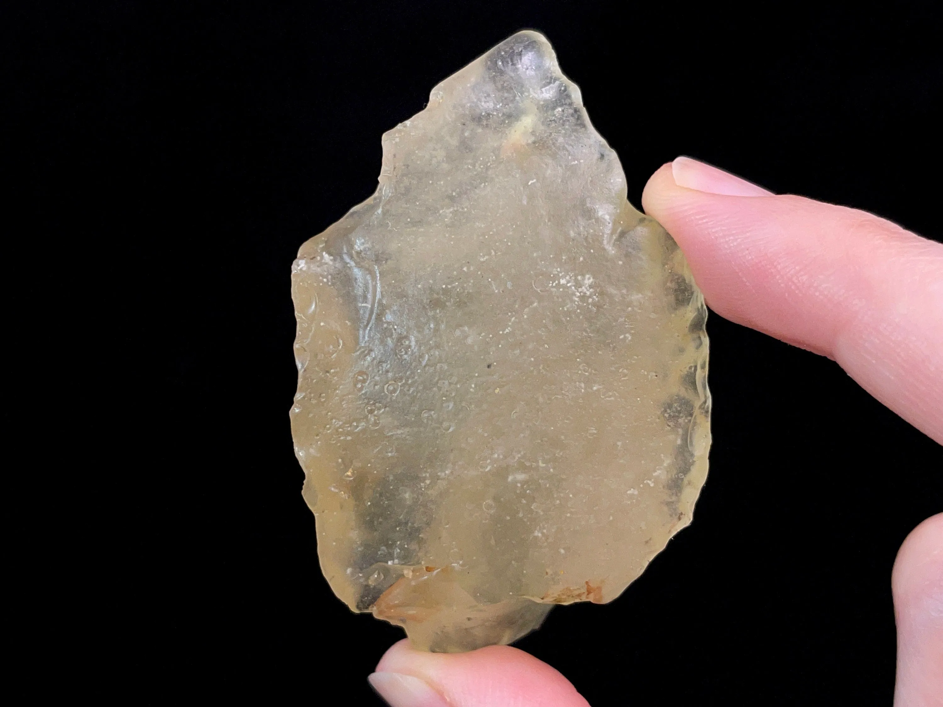 LIBYAN DESERT GLASS, Raw Crystal - Rare, 2A Grade, Large, 34.2g - Metaphysical, Healing Crystals and Stones, 47211