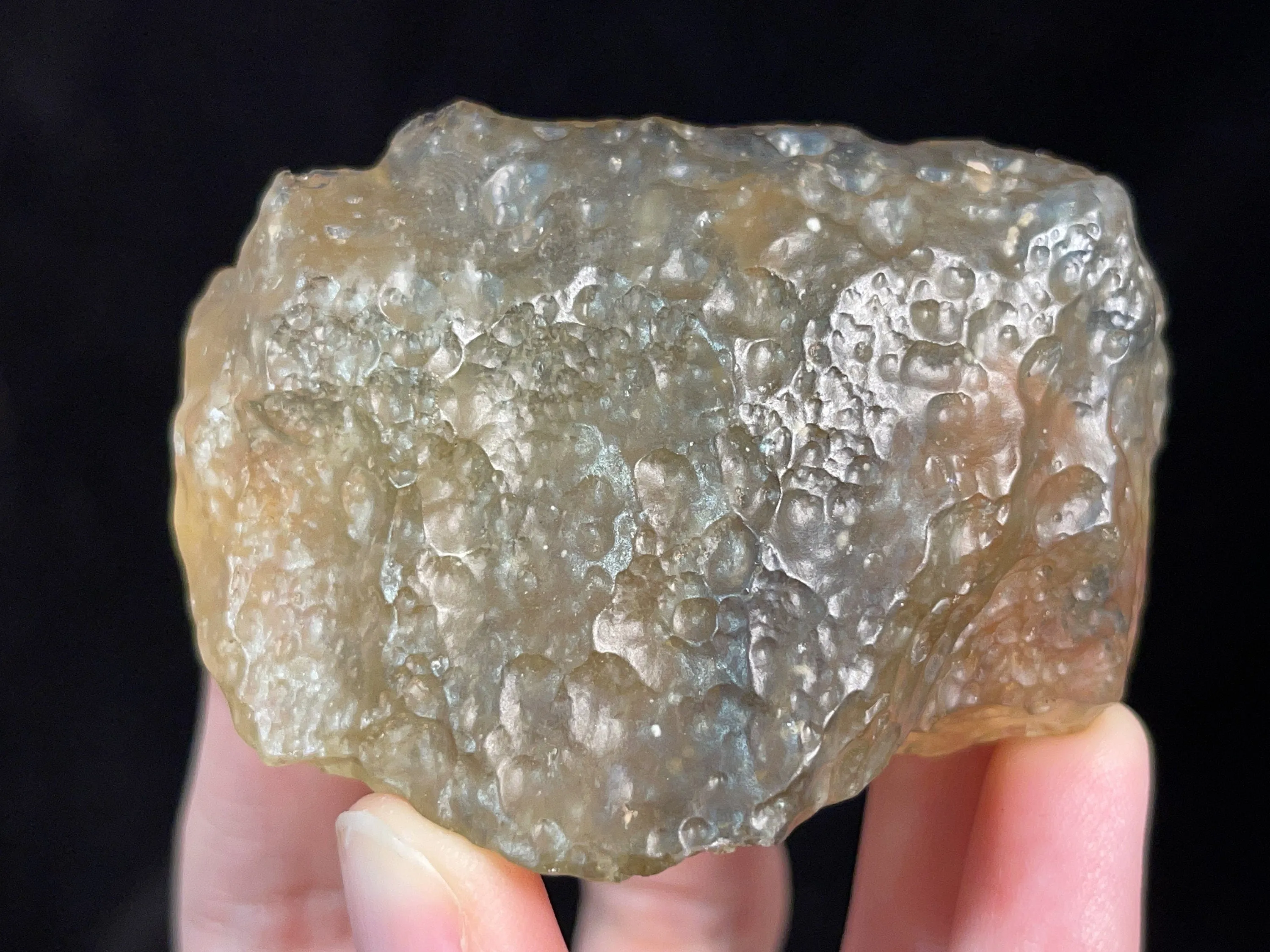LIBYAN DESERT GLASS, Raw Crystal - Rare, 2A Grade, Large 81.5g - Metaphysical, Healing Crystals and Stones, 46795