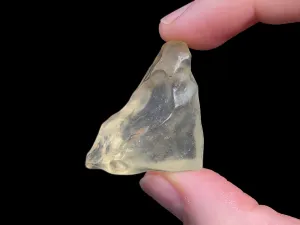 LIBYAN DESERT GLASS, Raw Crystal - Rare, 3A Grade, 13.6g - Metaphysical, Healing Crystals and Stones, 47002