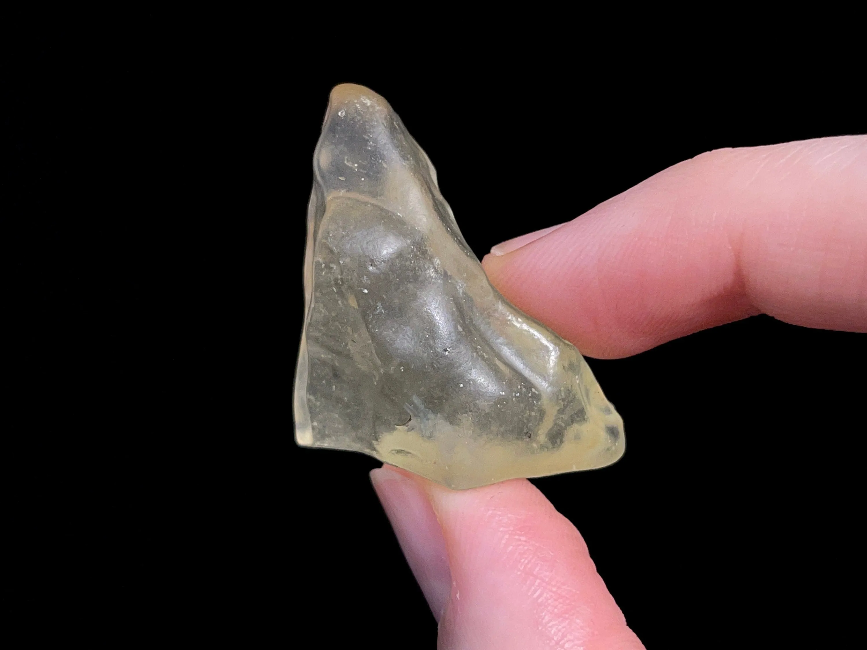 LIBYAN DESERT GLASS, Raw Crystal - Rare, 3A Grade, 13.6g - Metaphysical, Healing Crystals and Stones, 47002
