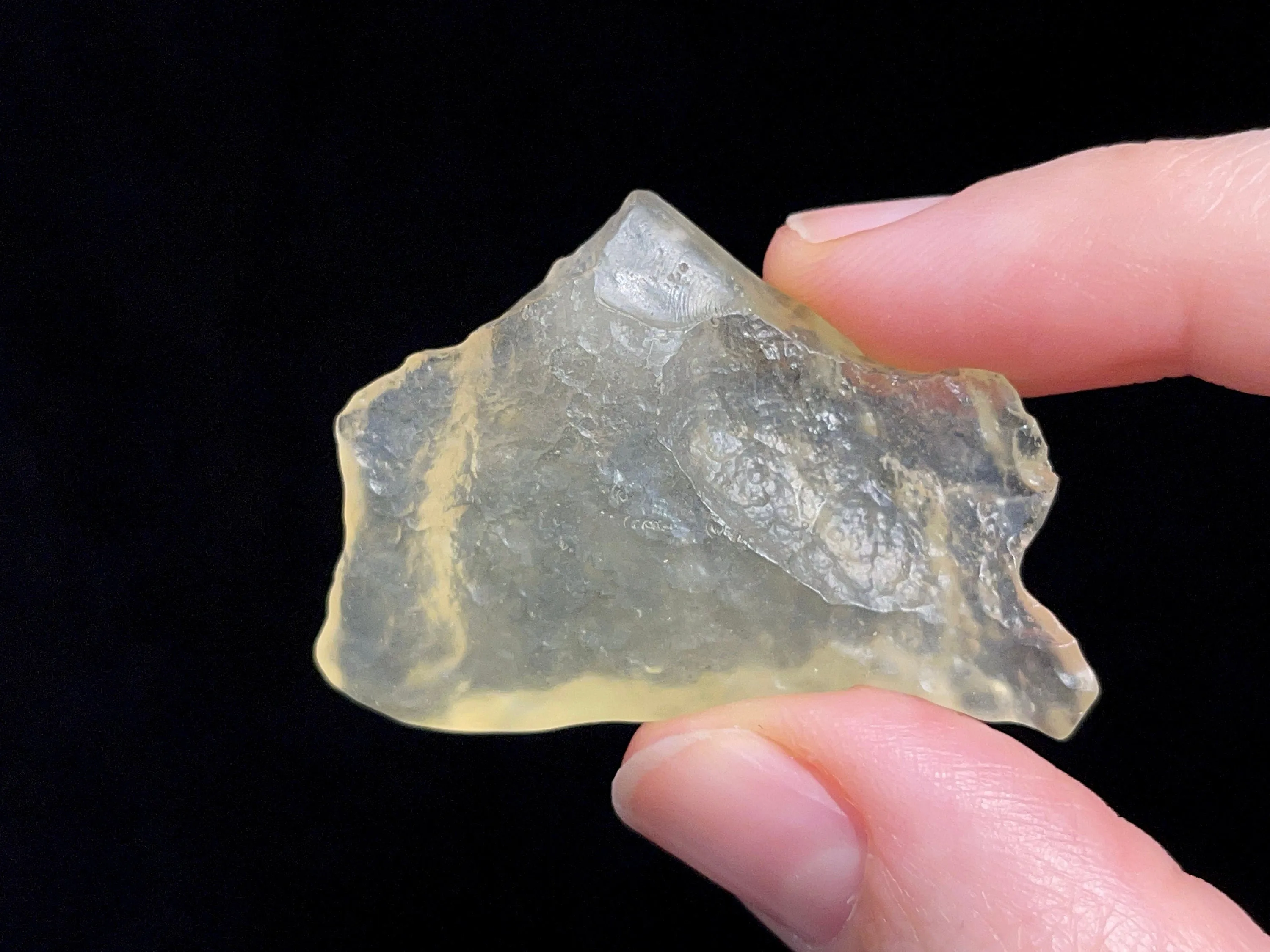 LIBYAN DESERT GLASS, Raw Crystal - Rare, 3A Grade, 9.7g - Metaphysical, Healing Crystals and Stones, 46999