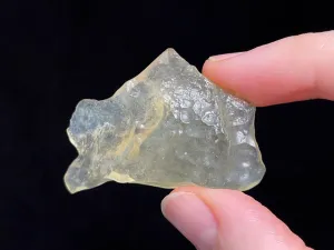 LIBYAN DESERT GLASS, Raw Crystal - Rare, 3A Grade, 9.7g - Metaphysical, Healing Crystals and Stones, 46999