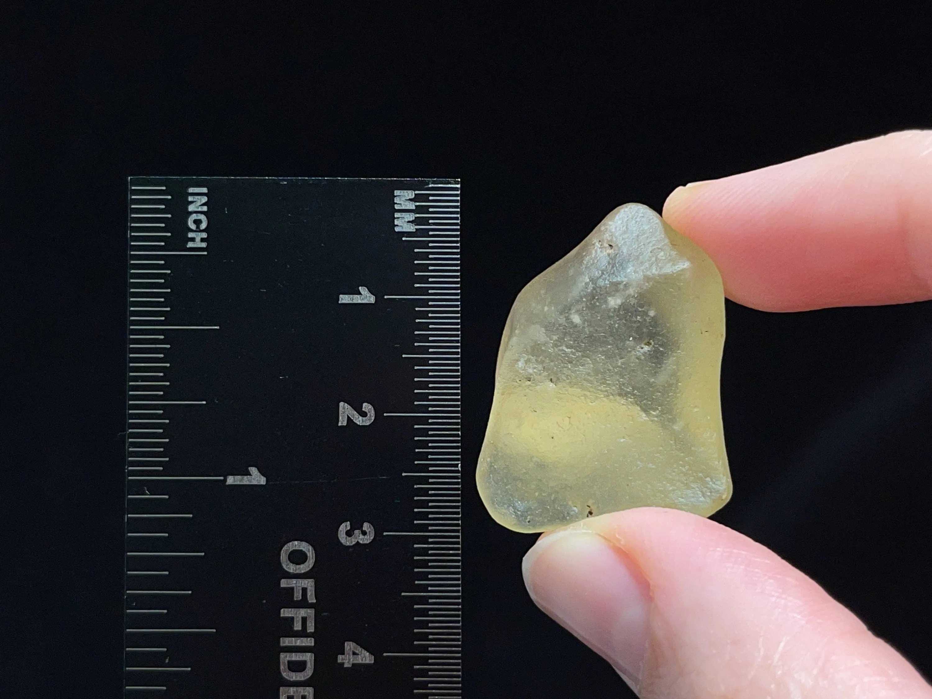 LIBYAN DESERT GLASS, Raw Crystal - Rare, 3A Grade, 9g - Metaphysical, Healing Crystals and Stones, 46991