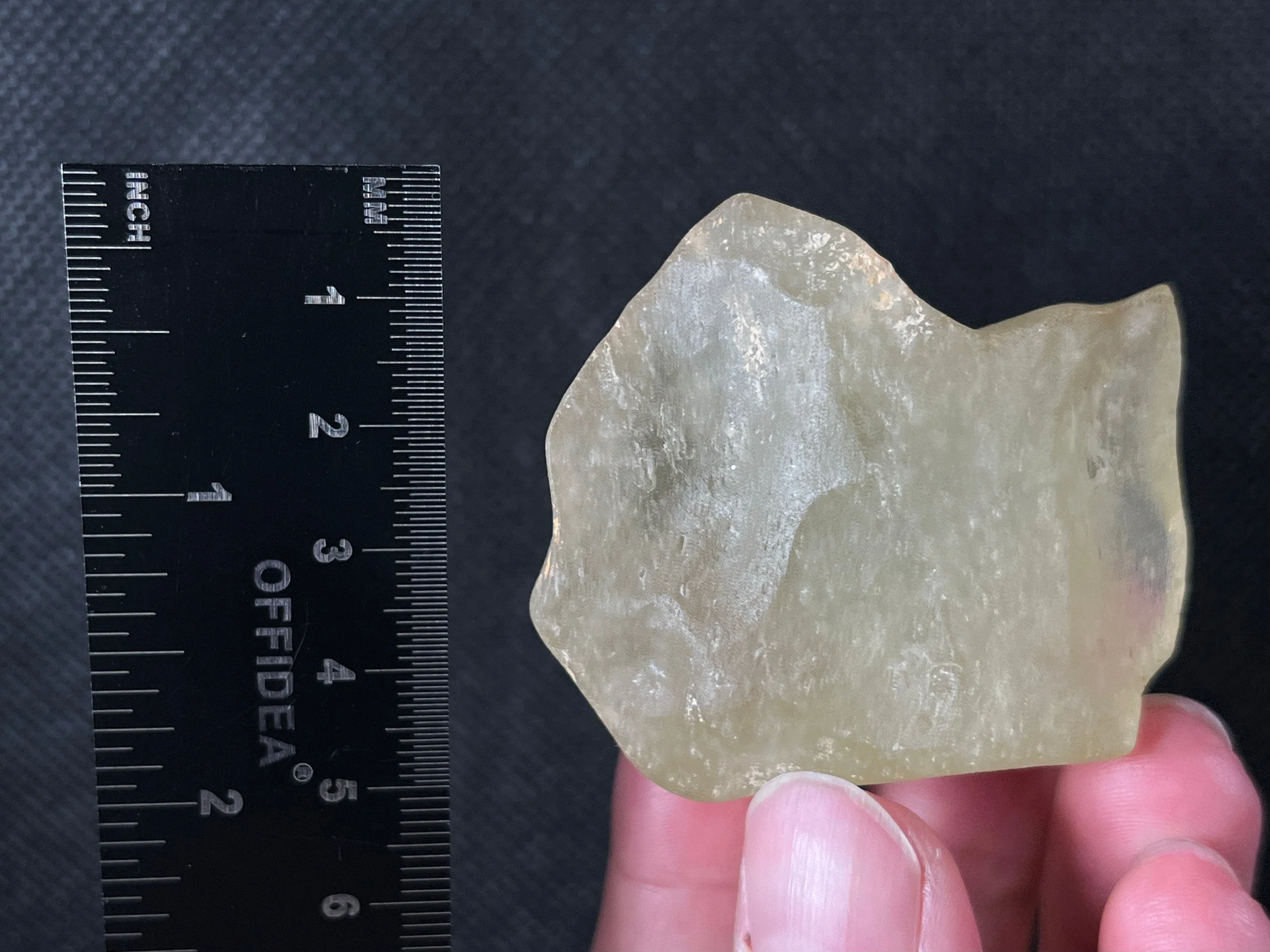 LIBYAN DESERT GLASS, Raw Crystal - Rare, 80 Grams - Unique Gift, Home Decor, Raw Crystals and Stones, 49393