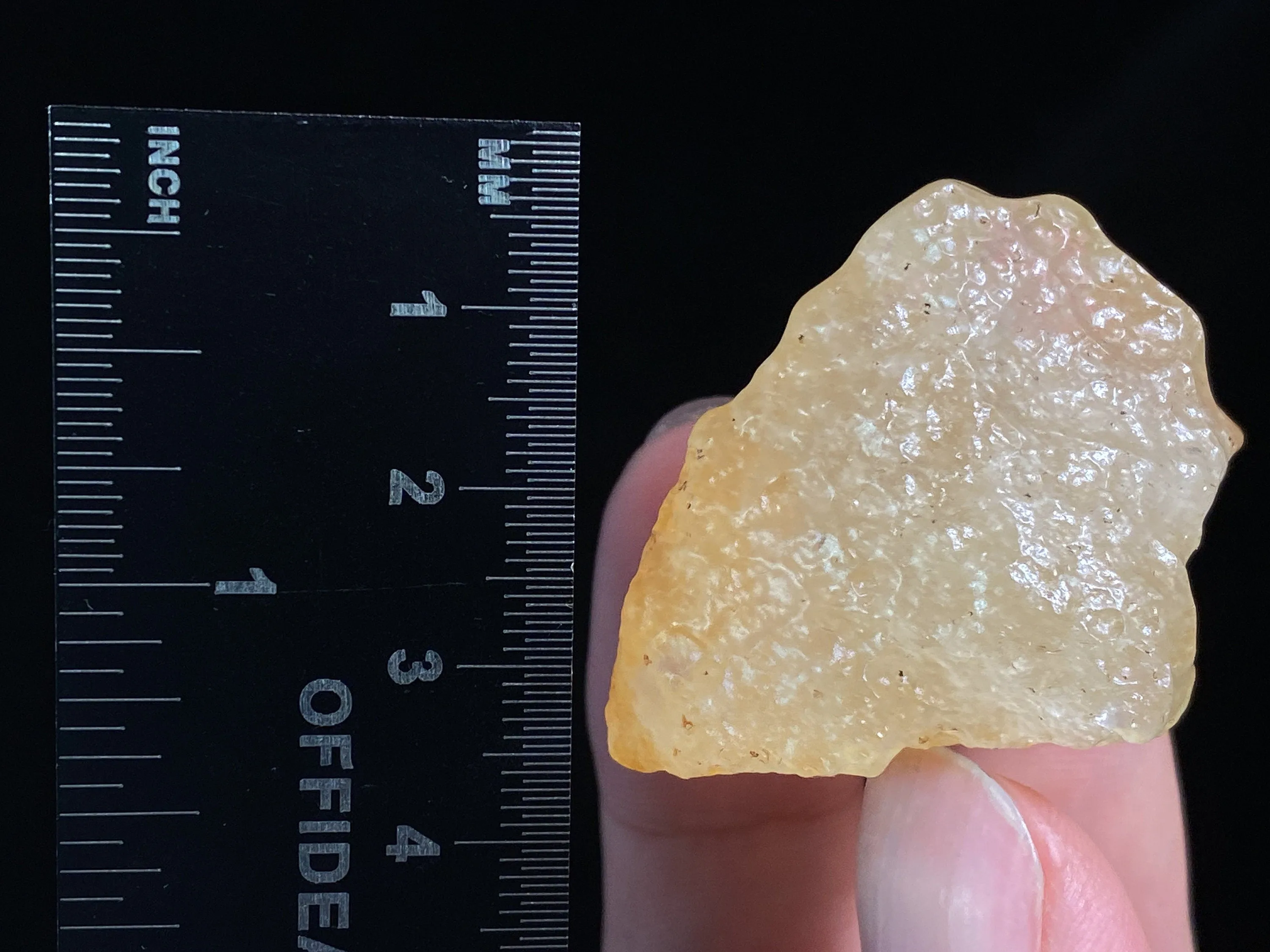 LIBYAN DESERT GLASS, Raw Crystal - Rare, A Grade, 28.7g - Unique Gift, Home Decor, Raw Crystals and Stones, 47197
