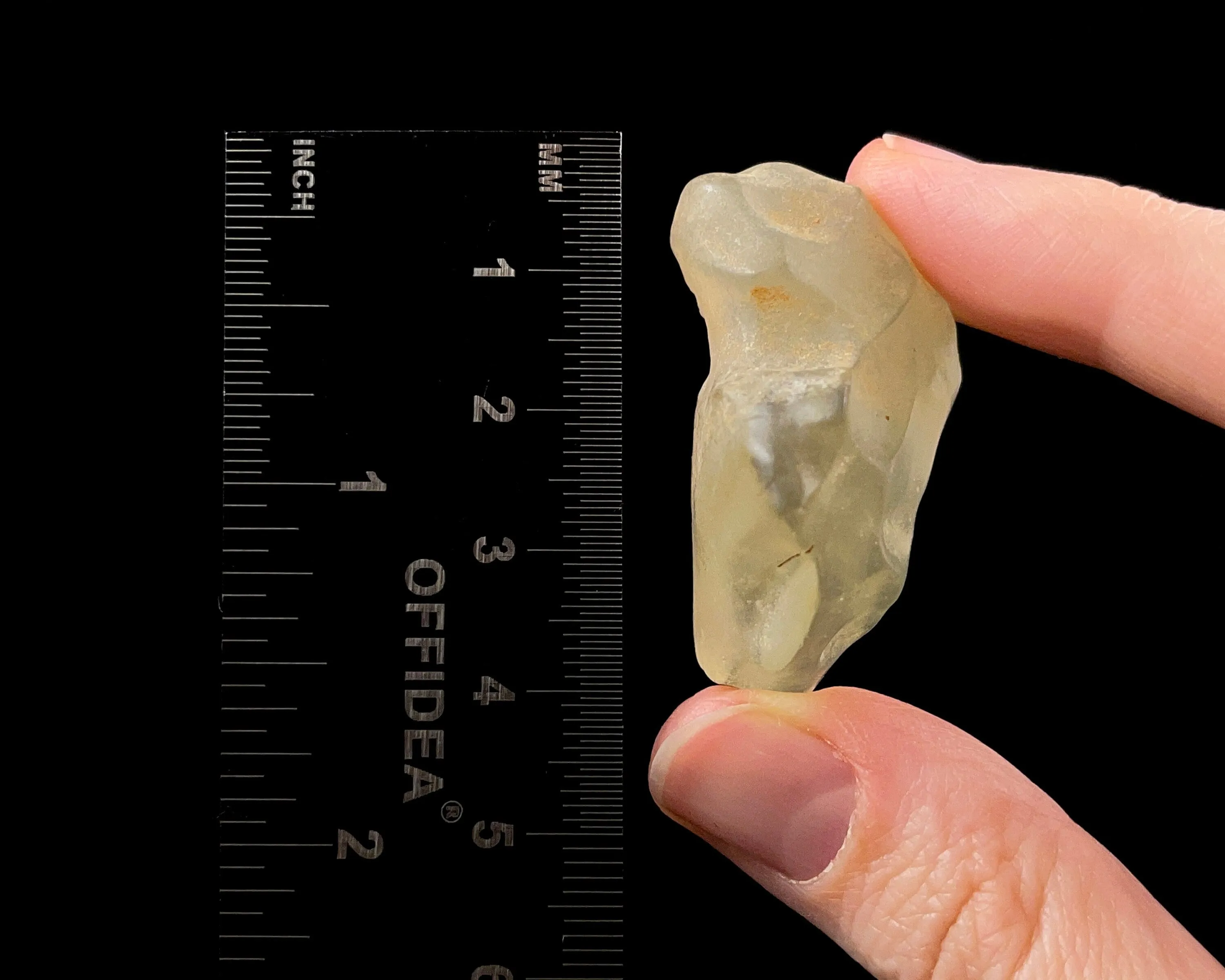 LIBYAN DESERT GLASS, Raw Crystal - Rare, B Grade - Raw Rocks and Minerals, Unique Gift, Home Decor, 52165
