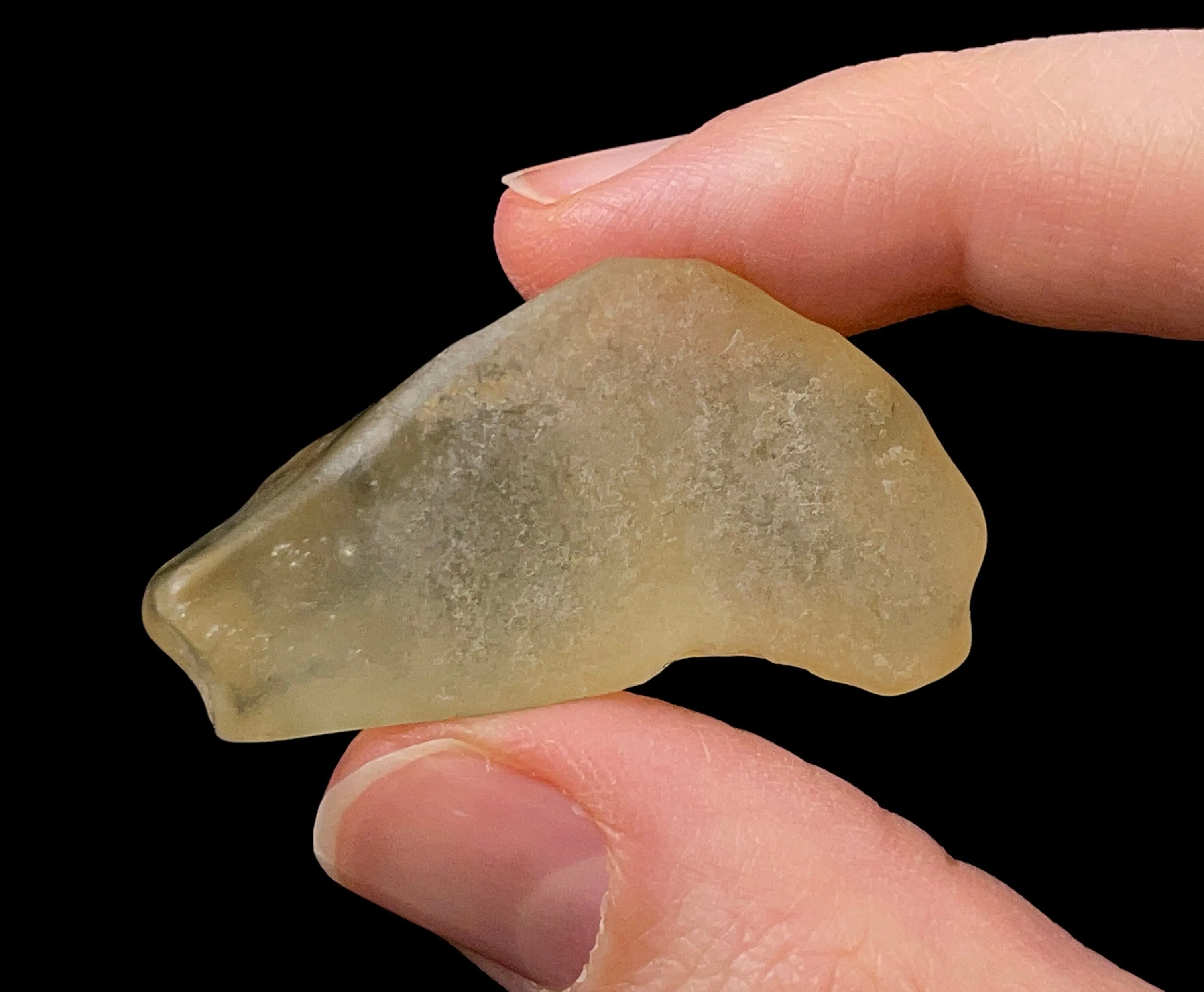 LIBYAN DESERT GLASS, Raw Crystal - Rare, B Grade - Raw Rocks and Minerals, Unique Gift, Home Decor, 52165