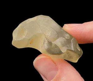 LIBYAN DESERT GLASS, Raw Crystal - Rare, B Grade - Raw Rocks and Minerals, Unique Gift, Home Decor, 52165