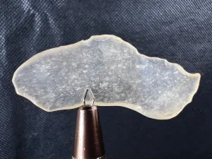 LIBYAN DESERT GLASS, Raw Crystal - Rare, Chime, 4.4g - Unique Gift, Home Decor, Raw Crystals and Stones, 49410