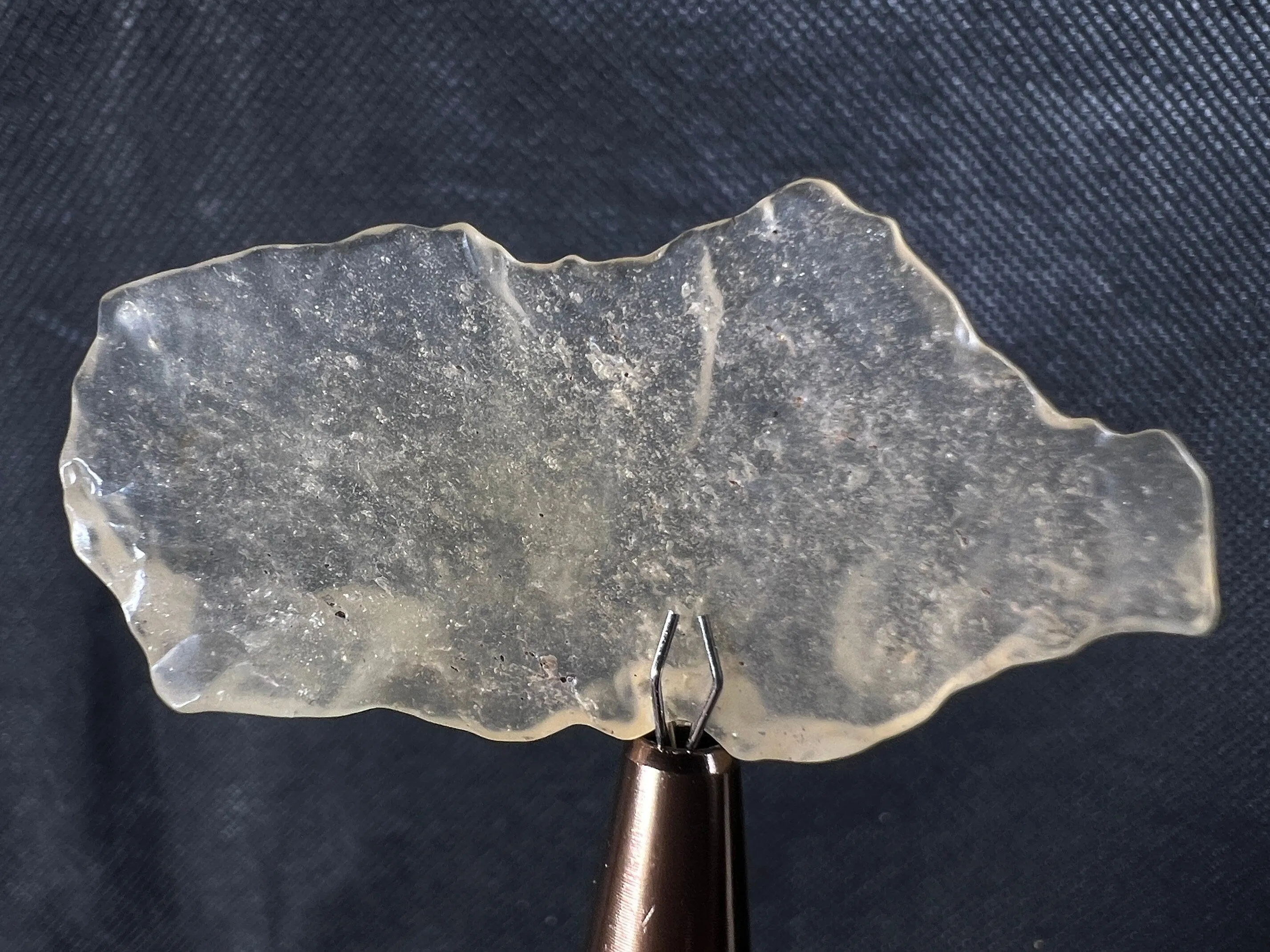 LIBYAN DESERT GLASS, Raw Crystal - Rare, Chime, 7.5g - Unique Gift, Home Decor, Raw Crystals and Stones, 49420
