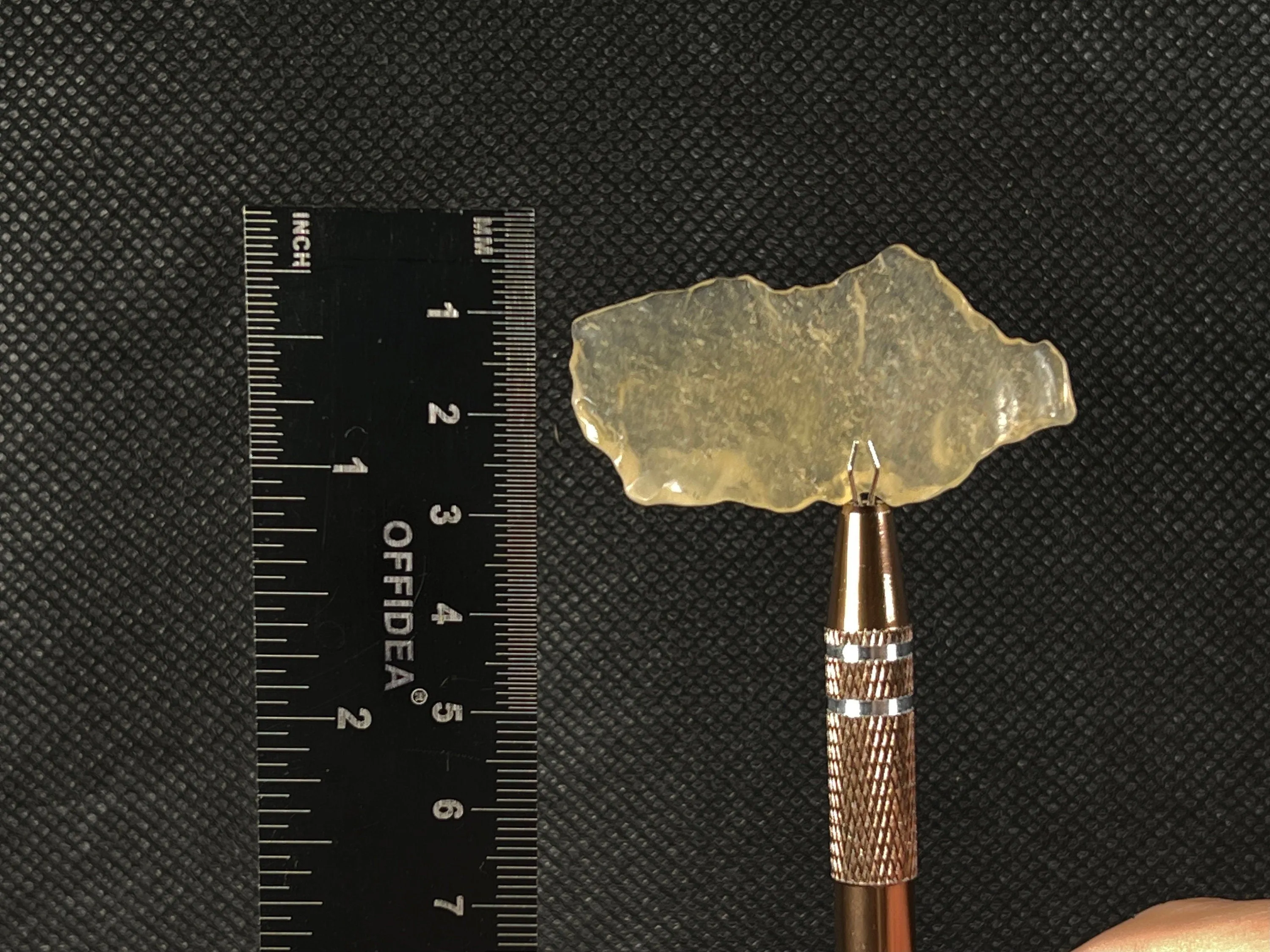 LIBYAN DESERT GLASS, Raw Crystal - Rare, Chime, 7.5g - Unique Gift, Home Decor, Raw Crystals and Stones, 49420