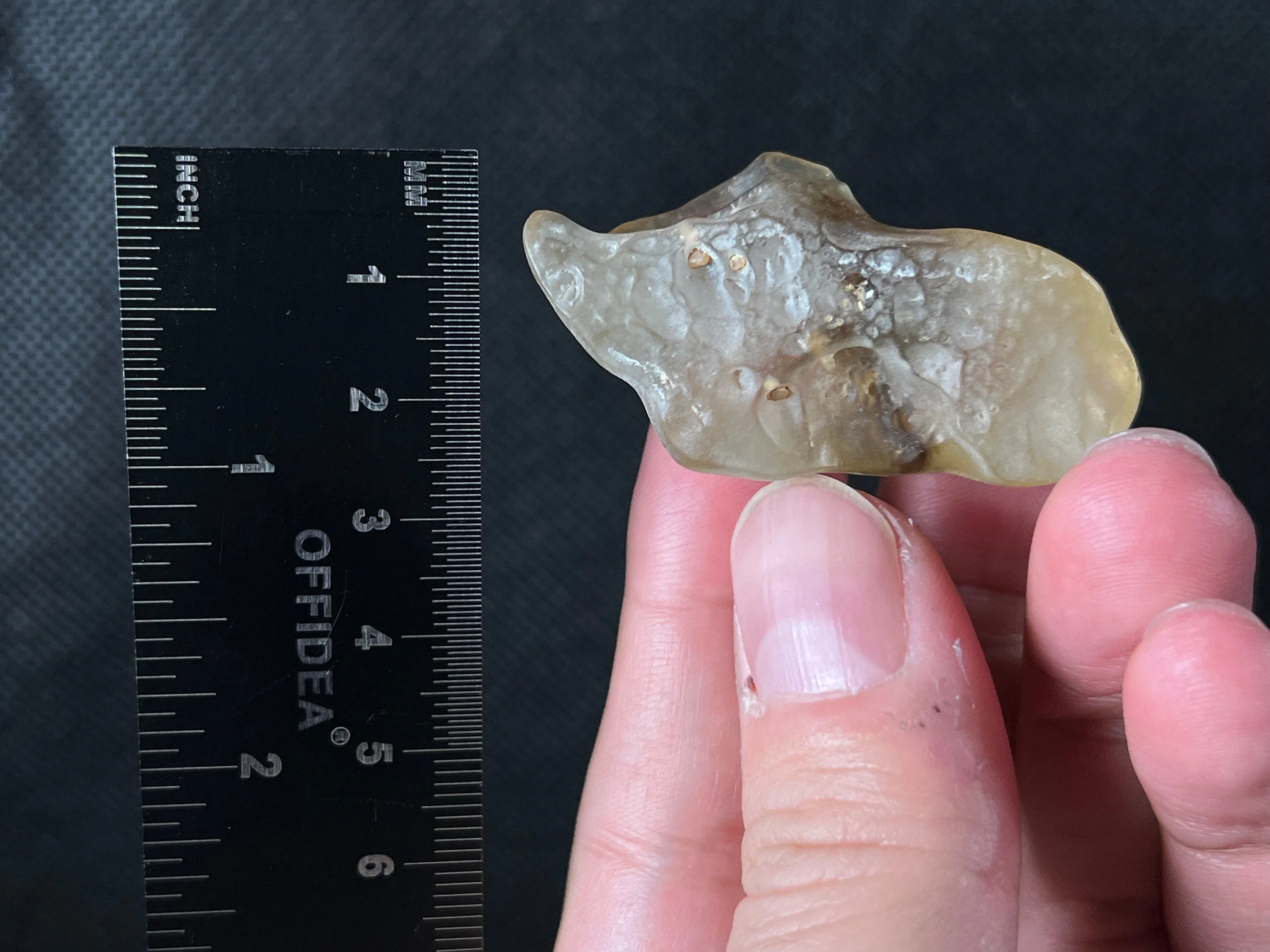 LIBYAN DESERT GLASS, Raw Crystal - Rare, Milky Green, 23.2g - Unique Gift, Home Decor, Raw Crystals and Stones, 49405