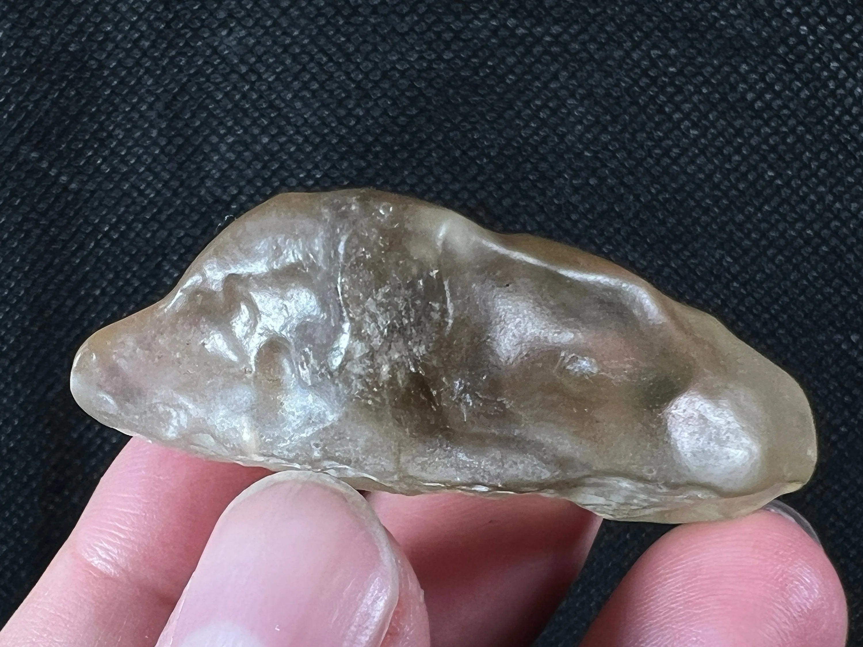 LIBYAN DESERT GLASS, Raw Crystal - Rare, Milky Green, 23.2g - Unique Gift, Home Decor, Raw Crystals and Stones, 49405