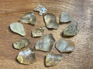 LIBYAN DESERT GLASS, Raw Crystals - Rare, 50g Lot - Unique Gift, Home Decor, Raw Crystals and Stones, 47190