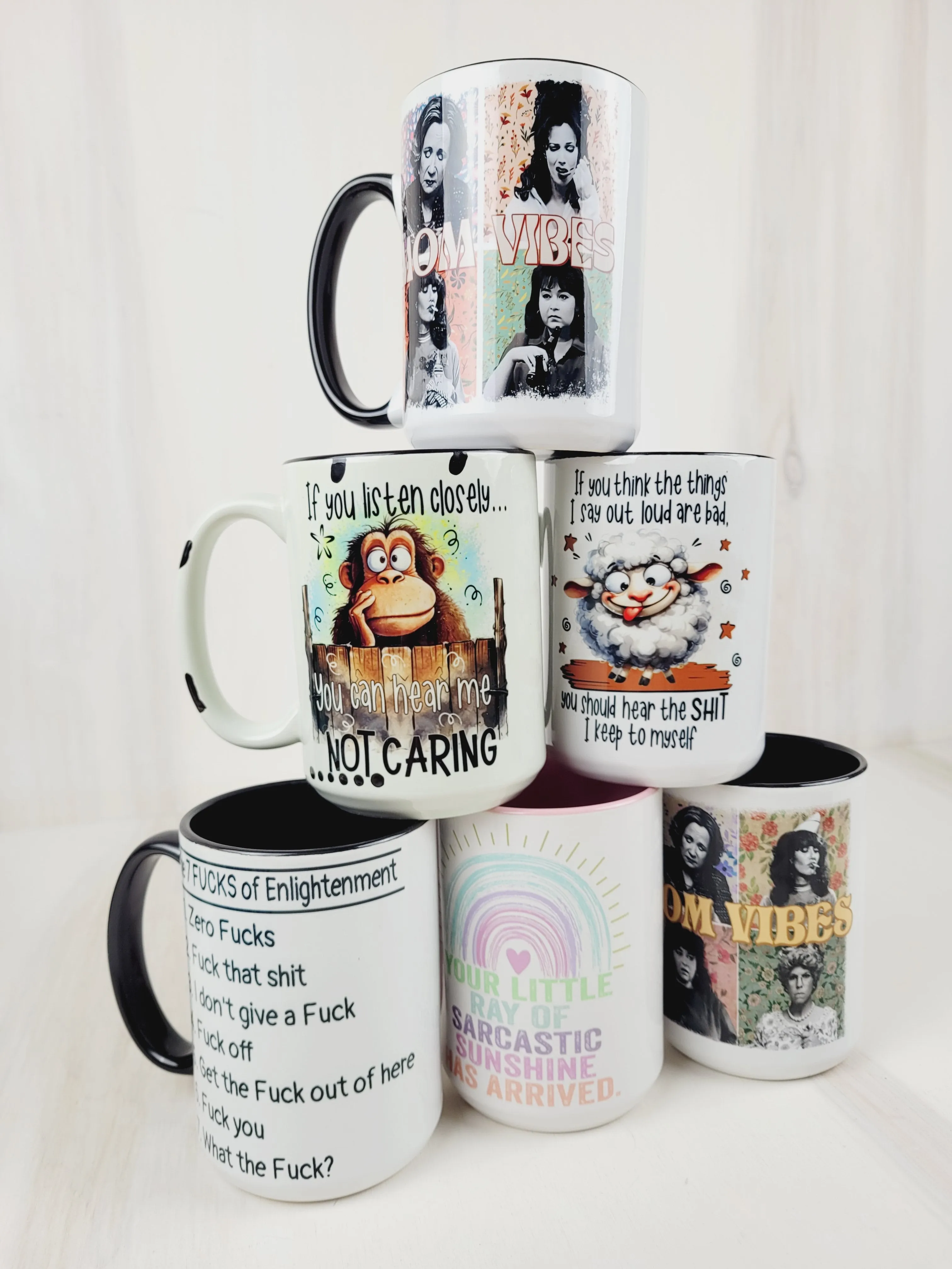Lindsay's Creations, 15oz Ceramic Mugs
