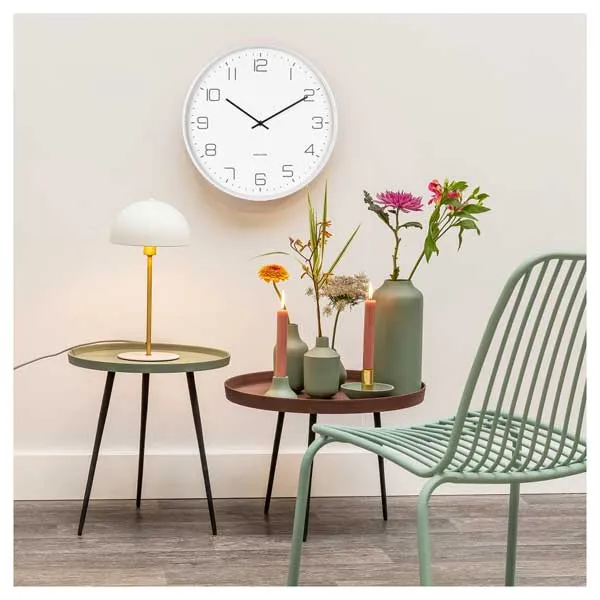 Lofty Wall Clock - White (40cm)