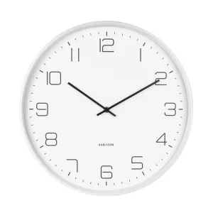Lofty Wall Clock - White (40cm)