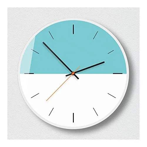 MANHONG Wall Clock Decoration 3D Wall Clock 35cm Simple Geometry Wall Clock Large Size Silent Movement Duvar Saati Wall Clock Modern Design Metal Clocks