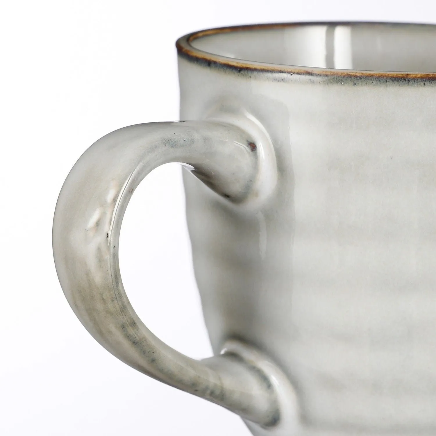 Mica Decorations 9cm Grey Tabo Stoneware Mug