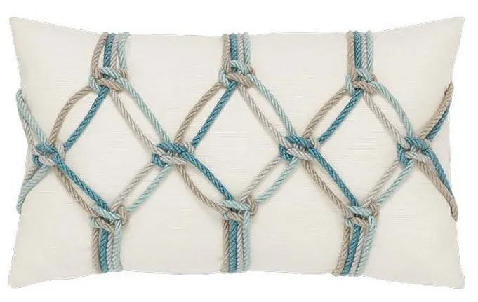 Nautical Net Sunbrella® Outdoor Pillows (2 Colors)