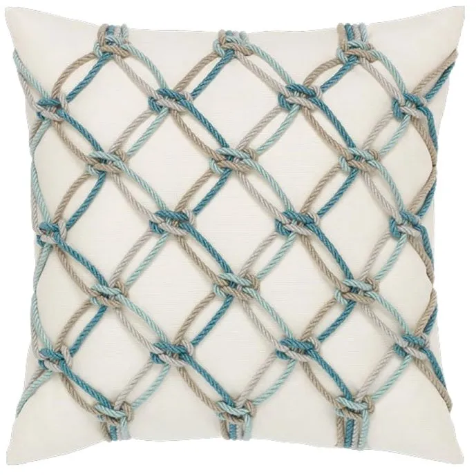 Nautical Net Sunbrella® Outdoor Pillows (2 Colors)