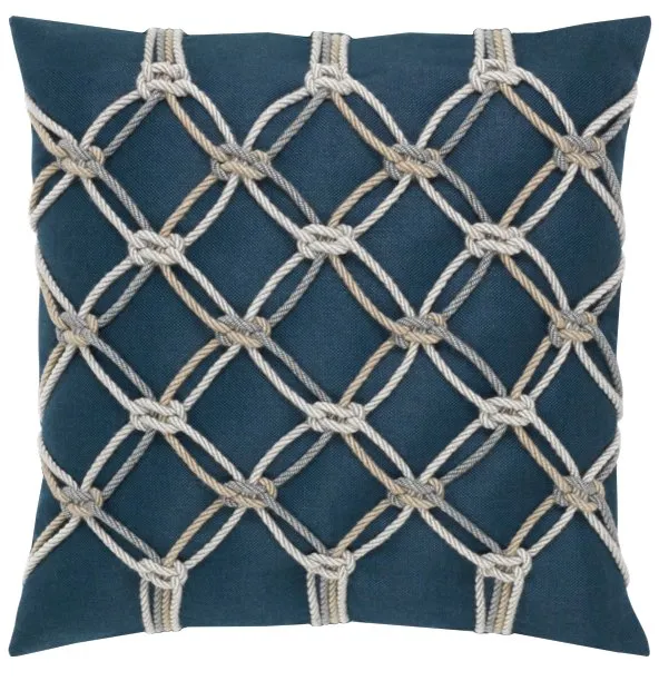 Nautical Net Sunbrella® Outdoor Pillows (2 Colors)