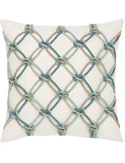 Nautical Net Sunbrella® Outdoor Pillows (2 Colors)