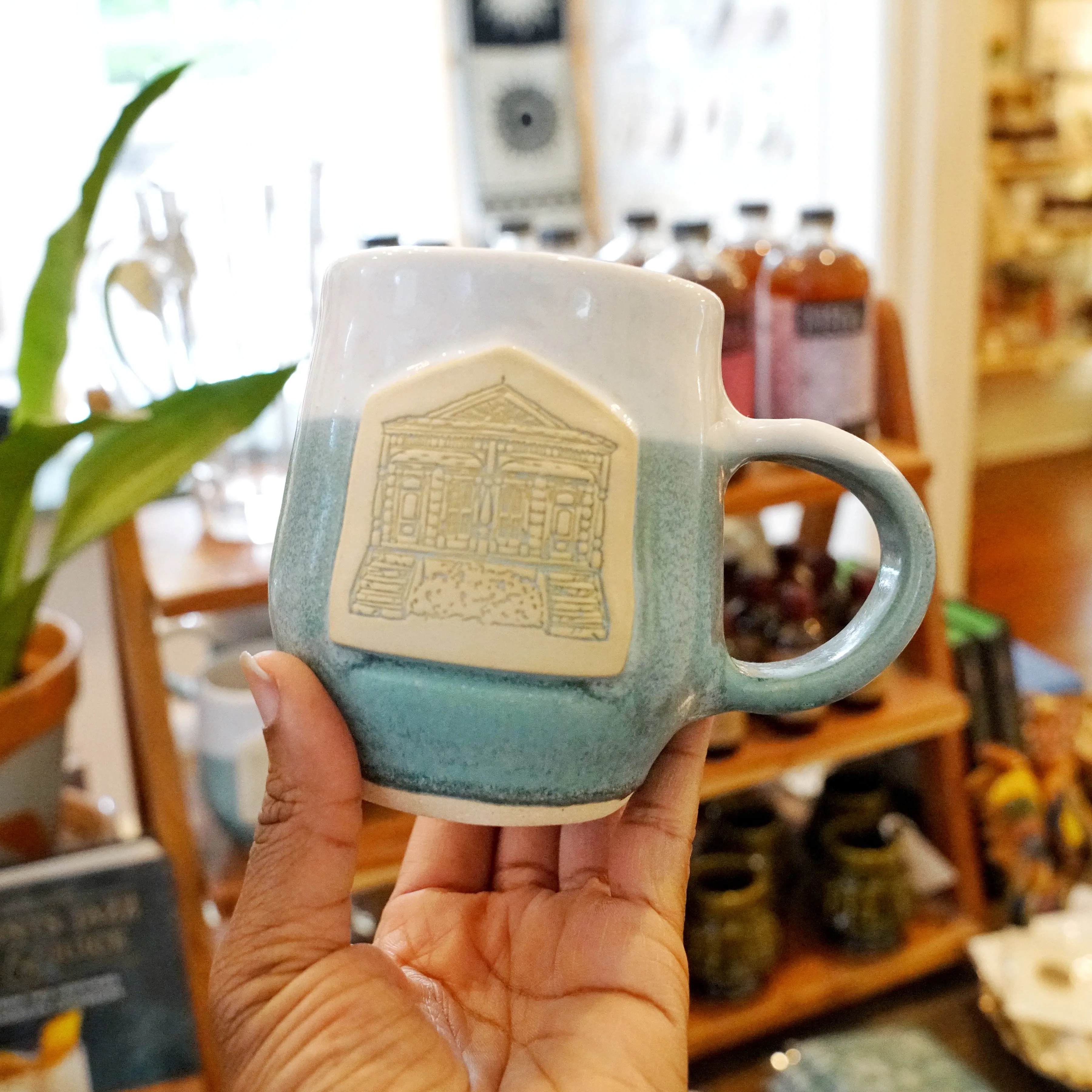New Orleans Double Shotgun House Coffee Mug
