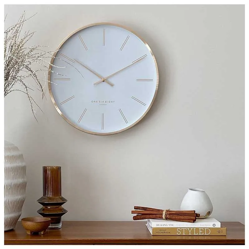 Otto Clock - White (40cm)