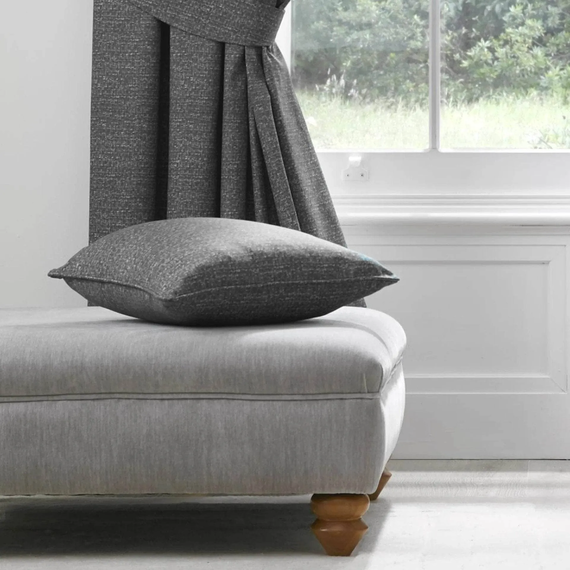 Pembrey Cushion - Charcoal