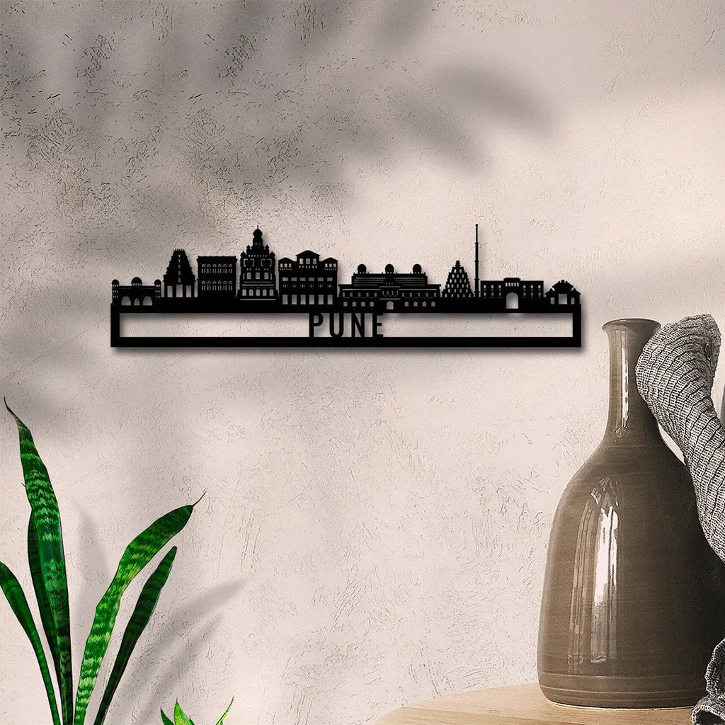 Pune Skyline Wall Hanging