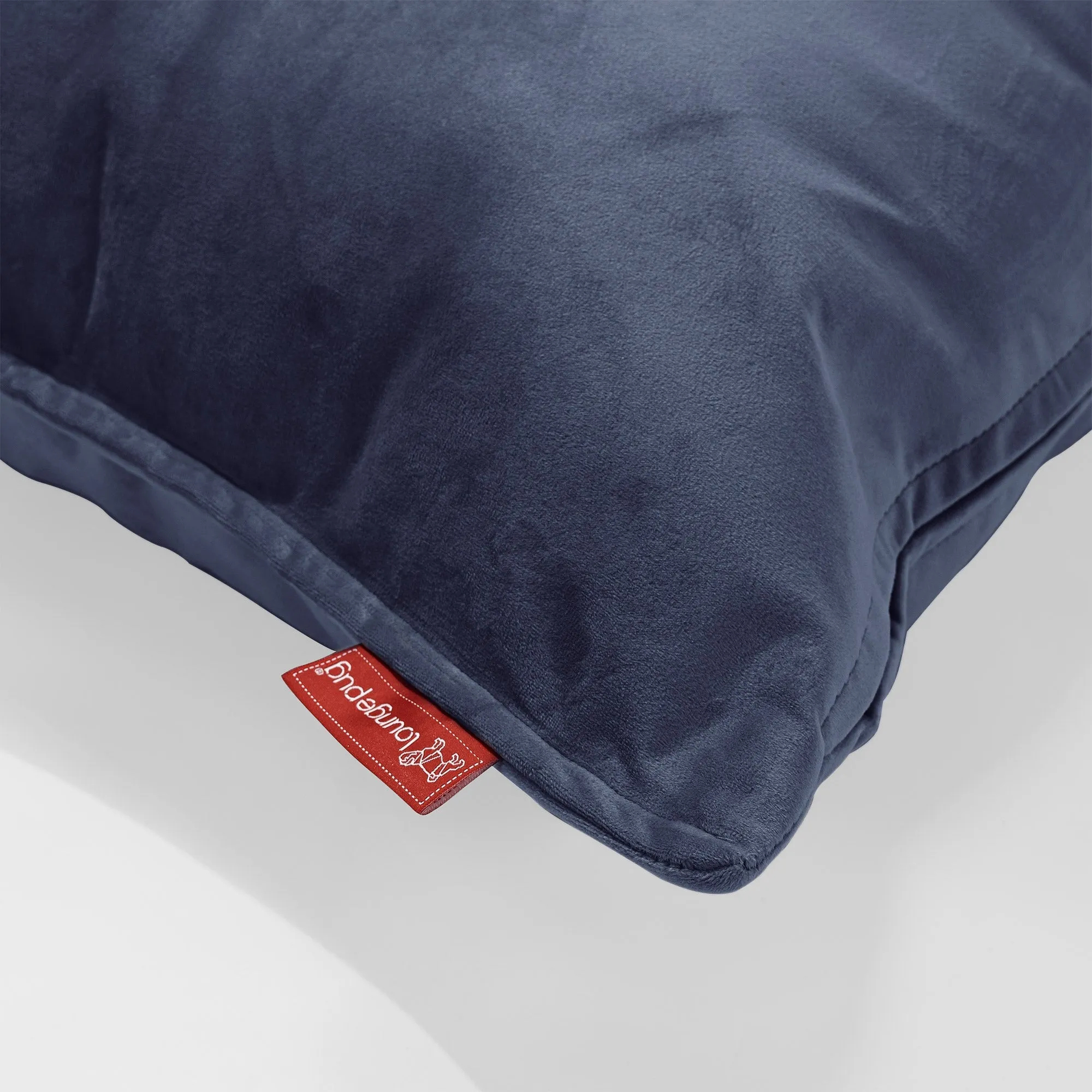 Rectangular Throw Pillow Cover 35 x 50cm - Velvet Midnight Blue
