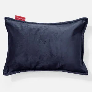 Rectangular Throw Pillow Cover 35 x 50cm - Velvet Midnight Blue