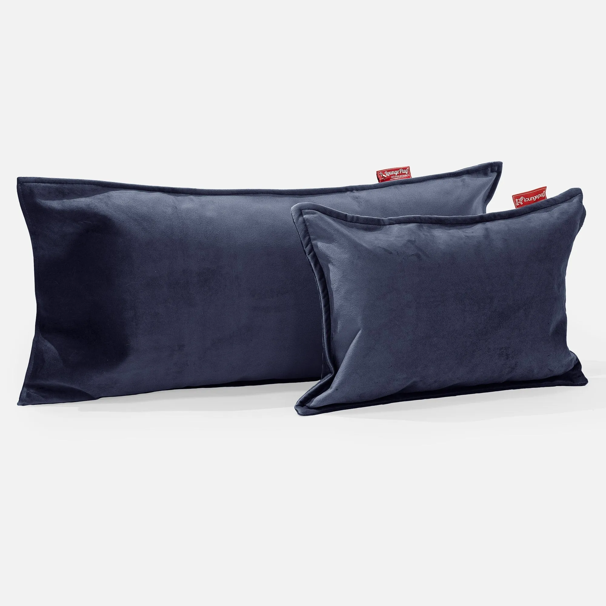 Rectangular Throw Pillow Cover 35 x 50cm - Velvet Midnight Blue